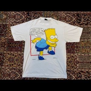Vintage 90s The Simpsons Bart Tee XL